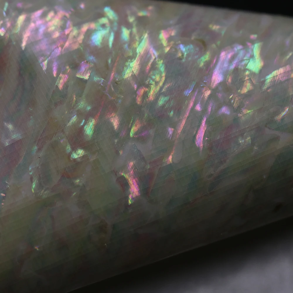 Linoriver-hoja laminada de concha Natural, señuelo de pesca, Material de decoración, chapa autoadhesiva, pegatina de respaldo, 2 piezas, 24x14cm - imagen 5