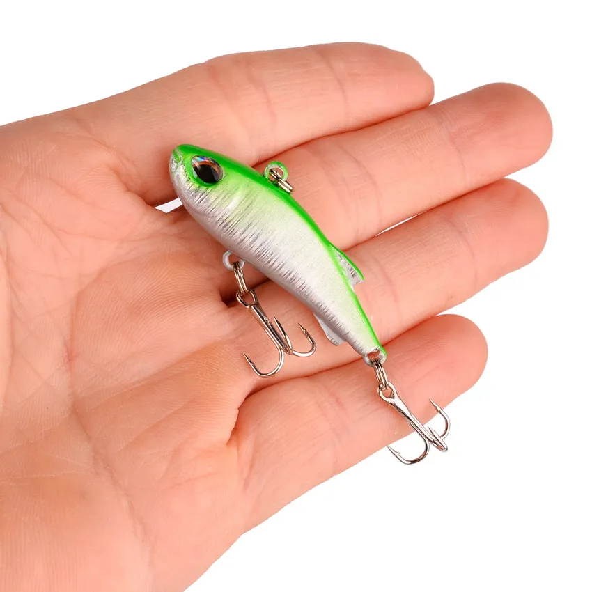 Señuelos de Pesca sumergibles VIB, aparejos de pesca, 4cm, 4g, micro punta, Boca de caballo, cebo para lubina, 1 piezas - imagen 5