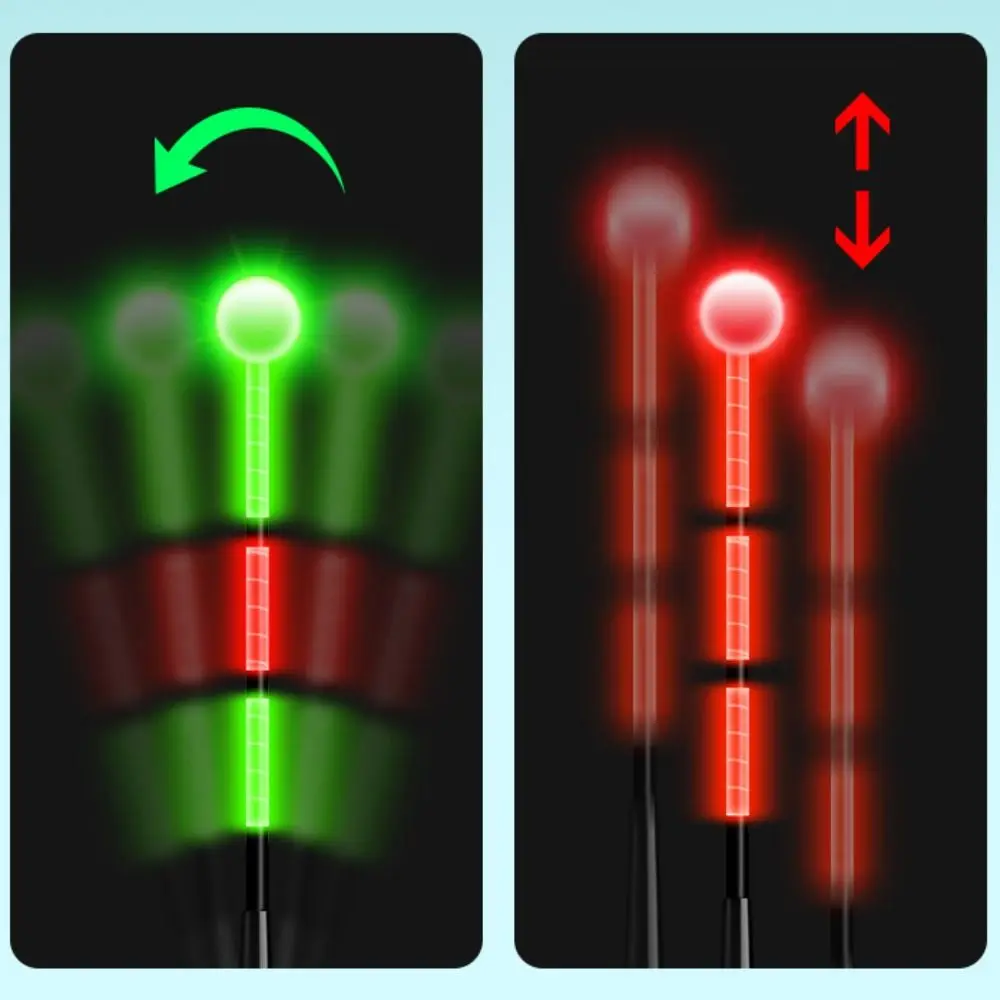 Nuevo flotadores de pesca electrónicos LED para Sensor de gravedad luminoso nocturno Nano cambio de Color Bobbers boyas flotador de 1,2g-3g - imagen 3