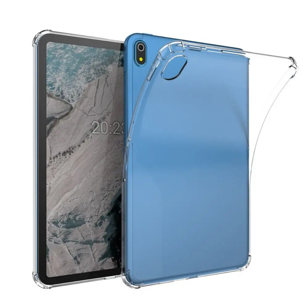 Funda para tableta a prueba de golpes, carcasa trasera transparente suave, carcasa protectora ultrafina profesional para Nokia T21/T20/T10 - imagen 5