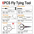 6pcs Fly Tying Tool