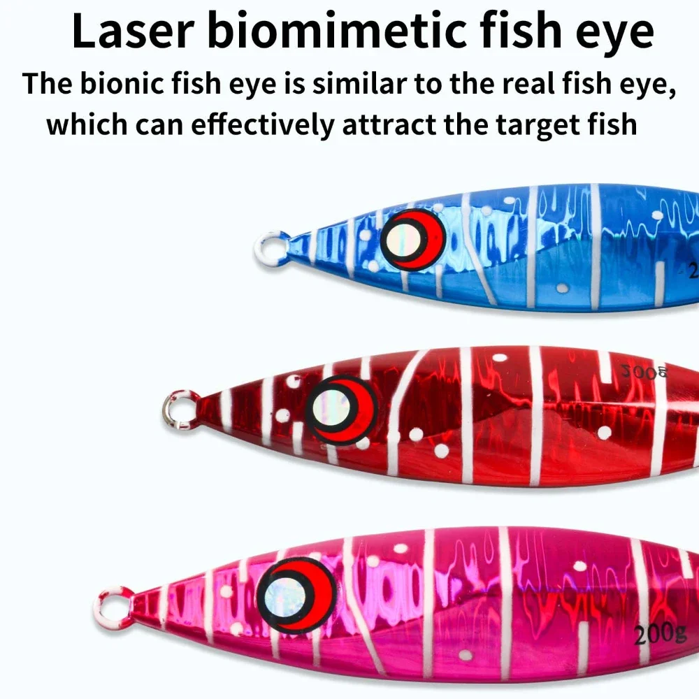 Plantilla de paso lento, 100g, 150g, 200g, señuelo de Jigging de Metal, plantillas de caída de peces brillantes, Pesca de agua salada, Pesca, pescador, cebo de Pesca duro - imagen 4