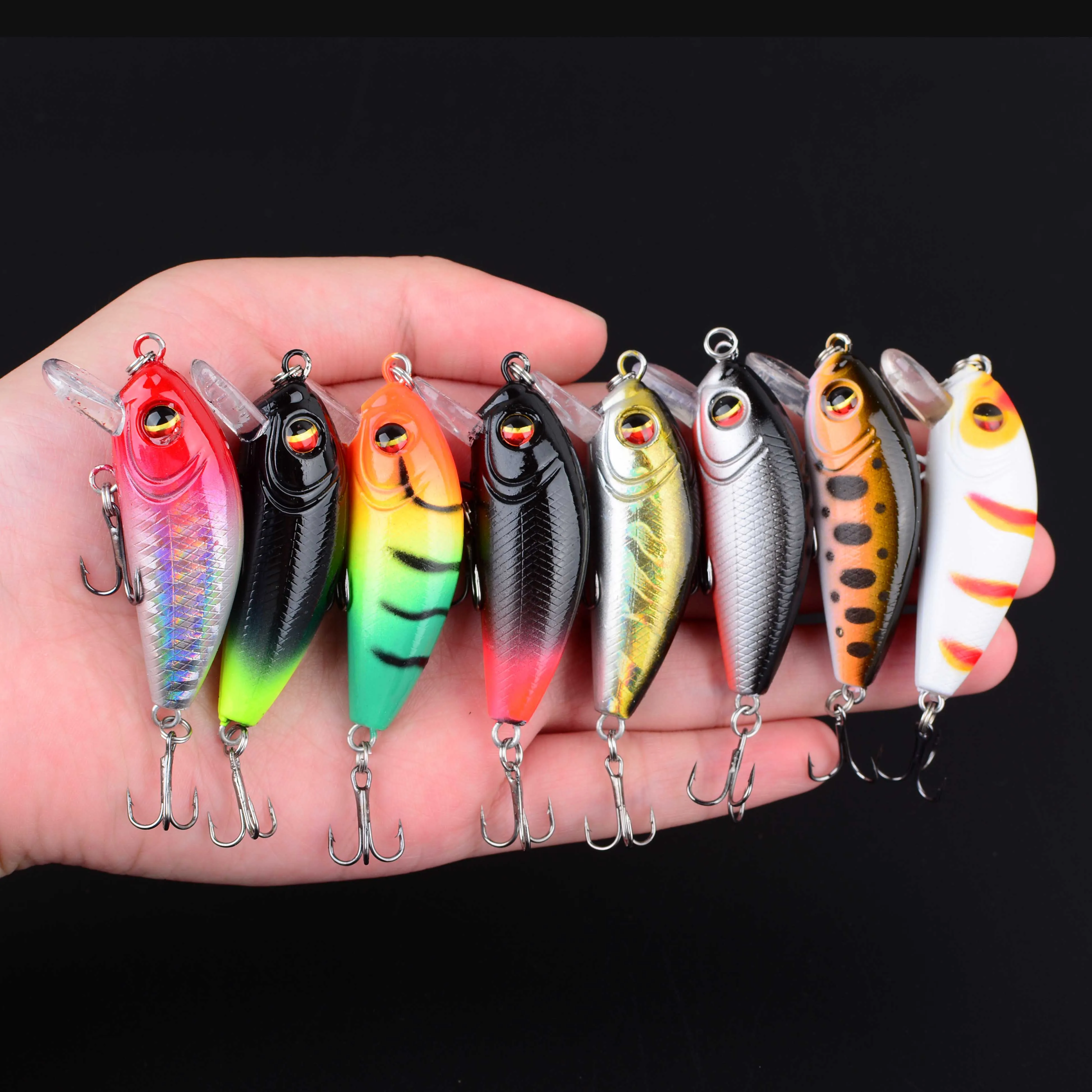 Señuelo de Pesca Jerkbait Minnow, cebo duro Wobblers para Lucio, cebos artificiales, carpa, lubina, plantilla de Pesca, aparejos de Pesca, 1 ud. - imagen 2