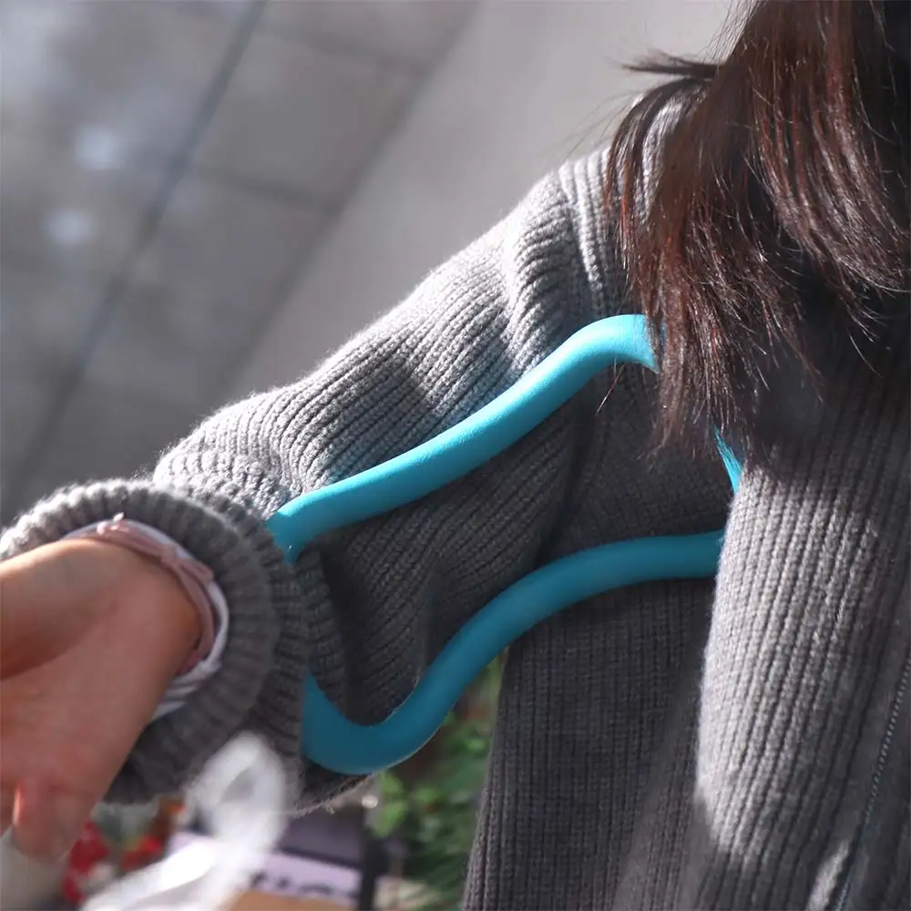 Anillo de Yoga elástico de Fitness TPE, anillo de estiramiento de Fascia suave multifuncional con hombro abierto, auxiliar multicolor - imagen 4