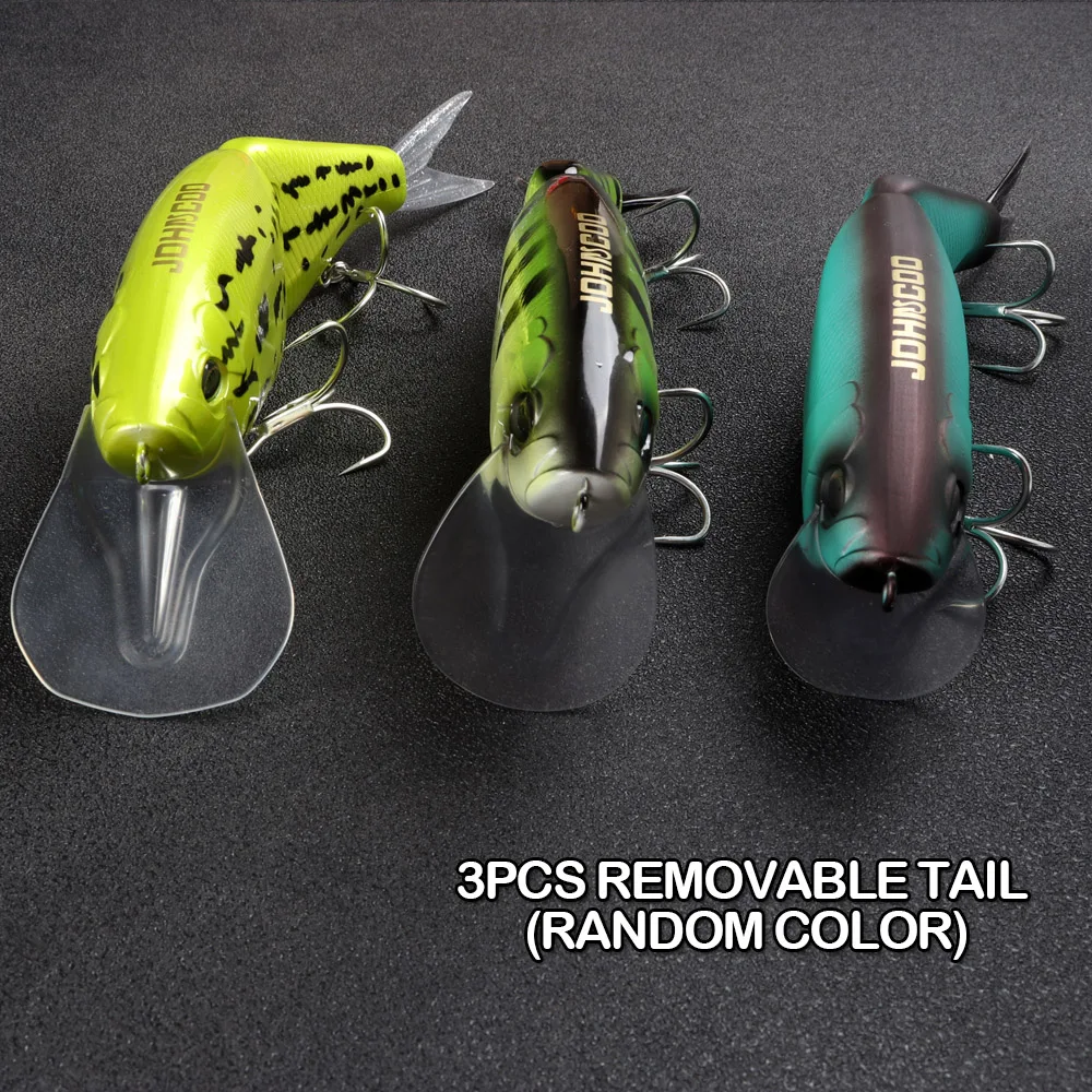 Swimbait-señuelo de pesca articulado, cebo duro Artificial de 135mm y 160mm, para Lucio Predator Wobbler Minnow - imagen 5