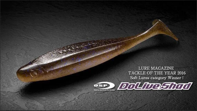 O.S.P OSP Dolive Shad alta gravedad específica cola en T pez suave tipo oscilante Namiki-min en cebo blando señuelo gusano blando - imagen 5