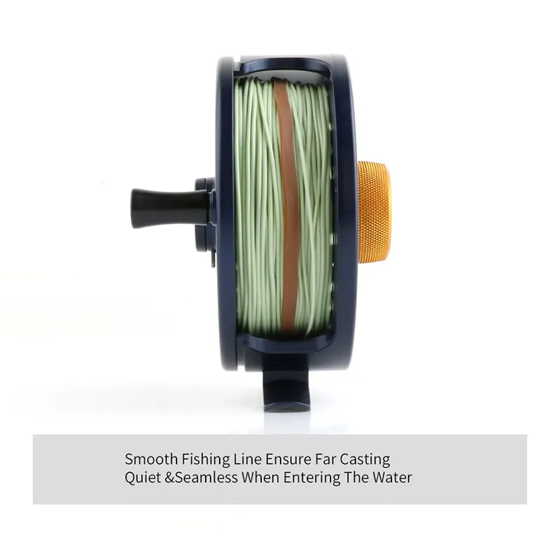 Carrete de pesca con mosca FJORD con dos carretes de repuesto de pesca 6/7 equipo de aparejos de pesca izquierdo/derecho cambiados a mano en agua salada - imagen 4