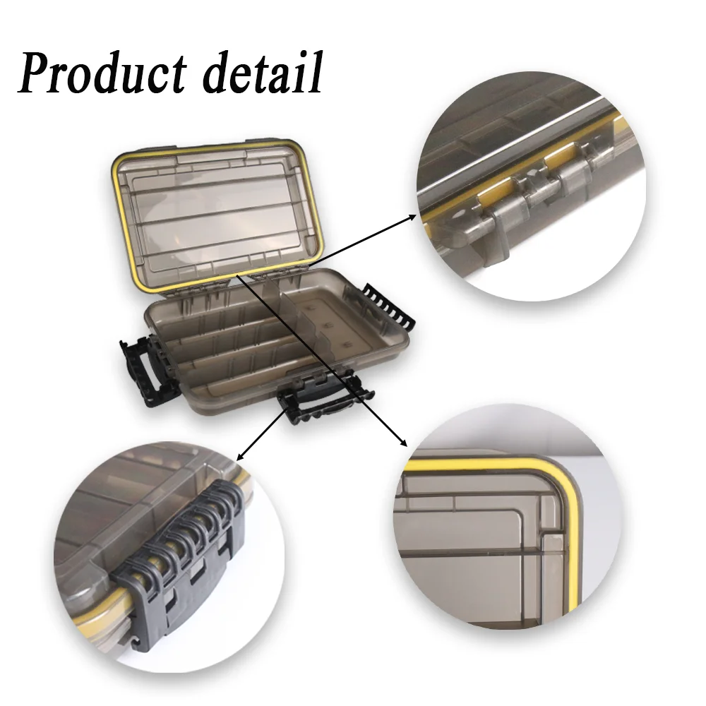 Caja de Pesca Impermeable JSFUN – Flotante con Divisores Ajustables - imagen 4