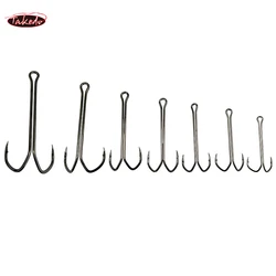 Anzuelo triangular doble vástago largo Takedo SDL-38BC para rana