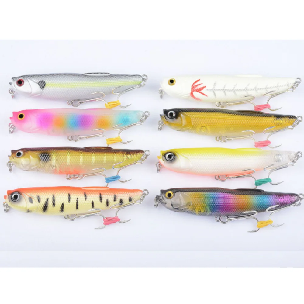 WAVES-Cebo de pesca de 10cm y 12g, cebo largo de fundición, superficie flotante, duro - imagen 5