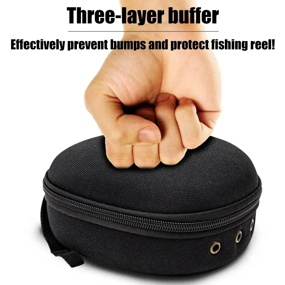 Funda EVA protectora para carrete de pesca portátil - imagen 2