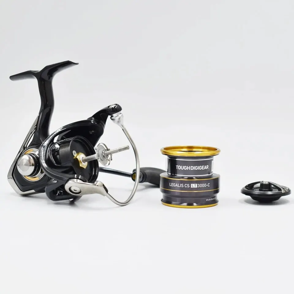 DAIWA-carrete de pesca LEGALIS CS LT, 2021/2000/3000C/4000C, cuerpo ligero 6 + 1BB, carrete de cola de LC-ABS, 5-12KG, Power Ultraleve185g-325g, 2500 - imagen 4