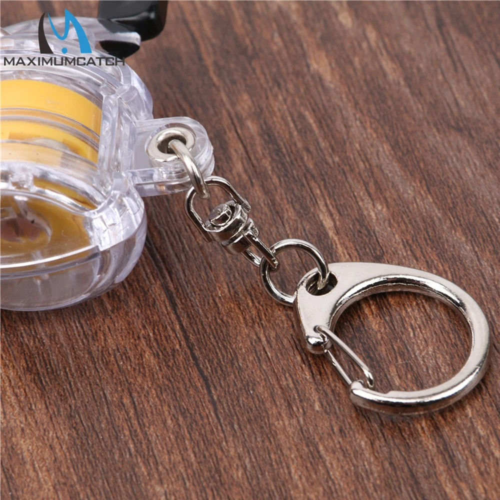 Llavero de carrete de pesca Maximumcatch, llavero Retractor de desplazamiento con llavero, aparejos de pesca - imagen 5