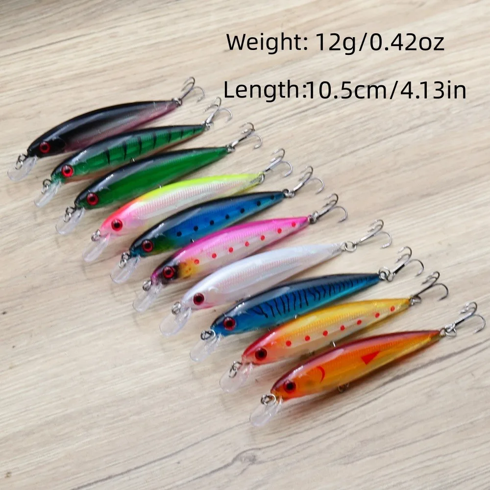 Señuelo Crankbait Flotante – Anzuelos Triples Ojos 3D - imagen 2