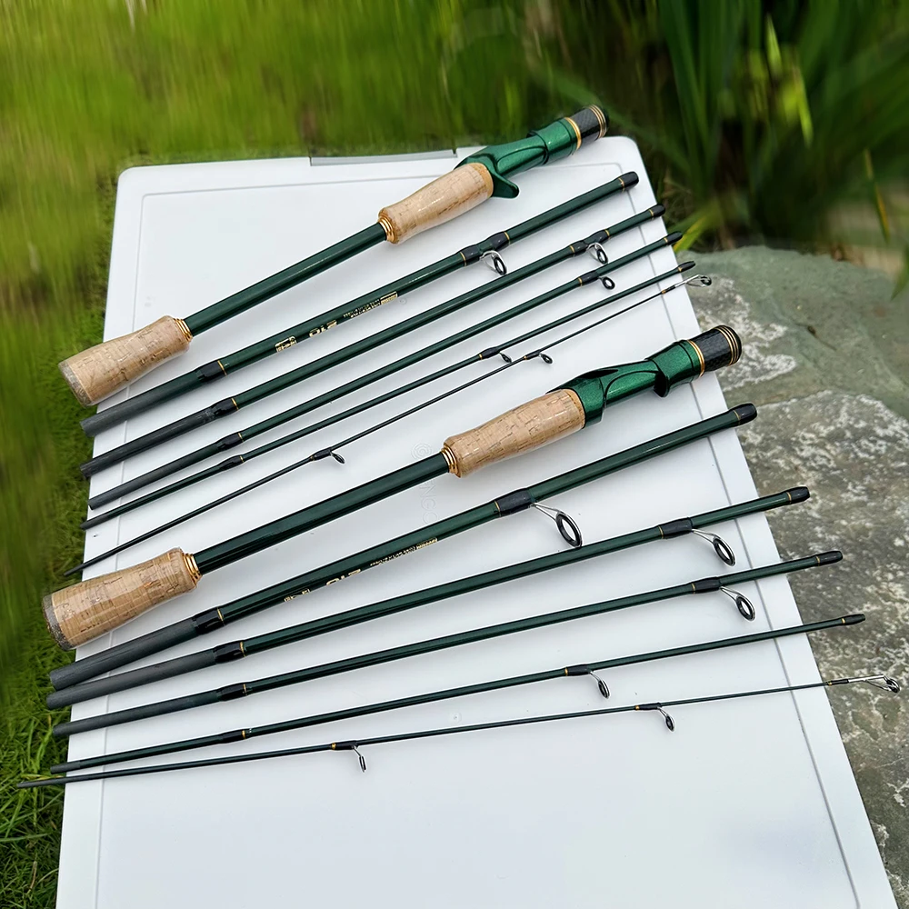 Caña Jigging Ultraligera Carbono Punta ML para Trucha y Lucio - imagen 5