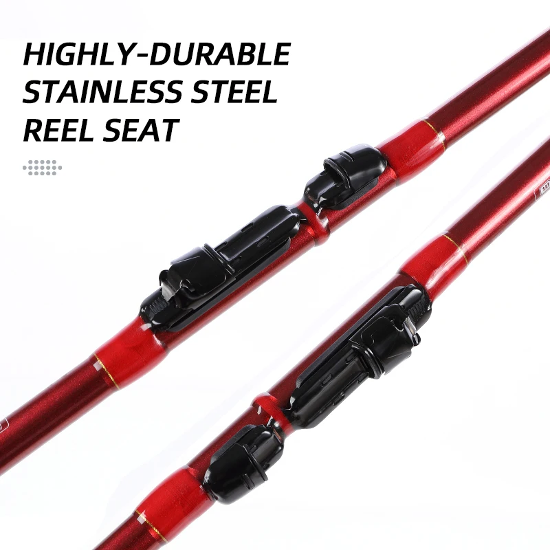 Caña de pescar telescópica MIFINE SIRIUS CREEK, encogimiento de 65CM, peso del señuelo 10-40g, 2,1 M, 2,4 M, 2,7 M, 3,0 M, MH, viaje Ultra corto S - imagen 4