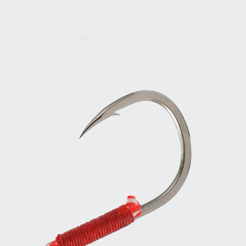 Anzuelo de pesca de 10 piezas, 6 #7 #8 #9 #10 #11 #, anzuelo único, cebo duro, accesorios de plantilla de Pesca de Mar, anzuelos individuales - imagen 5