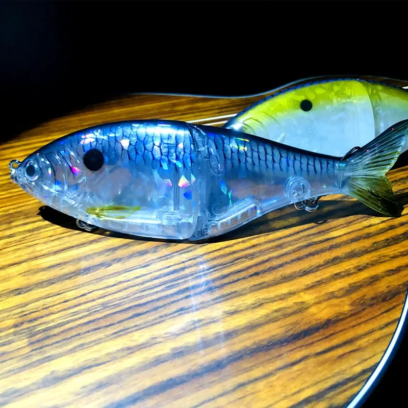 Nuevo Coming 18cm 80g cebo deslizante hundido Señuelos de Pesca cebo de natación articulado sonajero bolas dentro Wobblers Pesca Slide Sea River - imagen 2