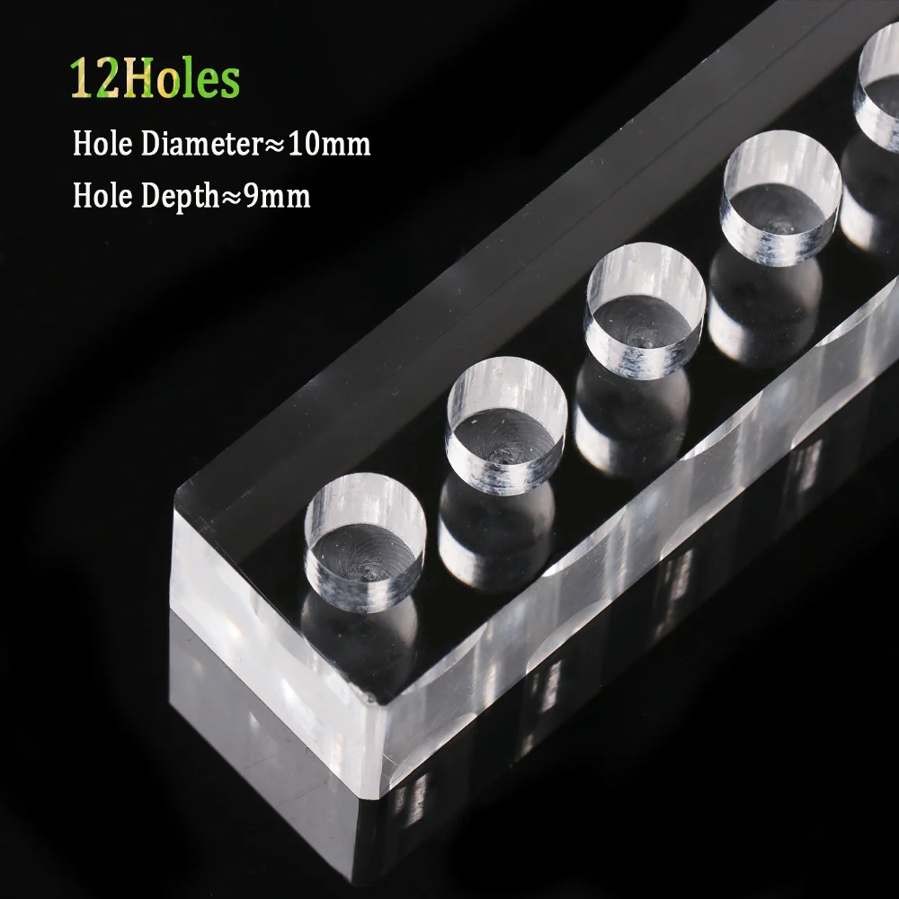 Soporte de exhibición acrílico Wifreo, soporte para moscas de pesca con mosca, soporte para estante, almacenamiento de ninfas, Clips para serpentinas, herramienta de pesca con mosca, aparejos de pesca - imagen 5