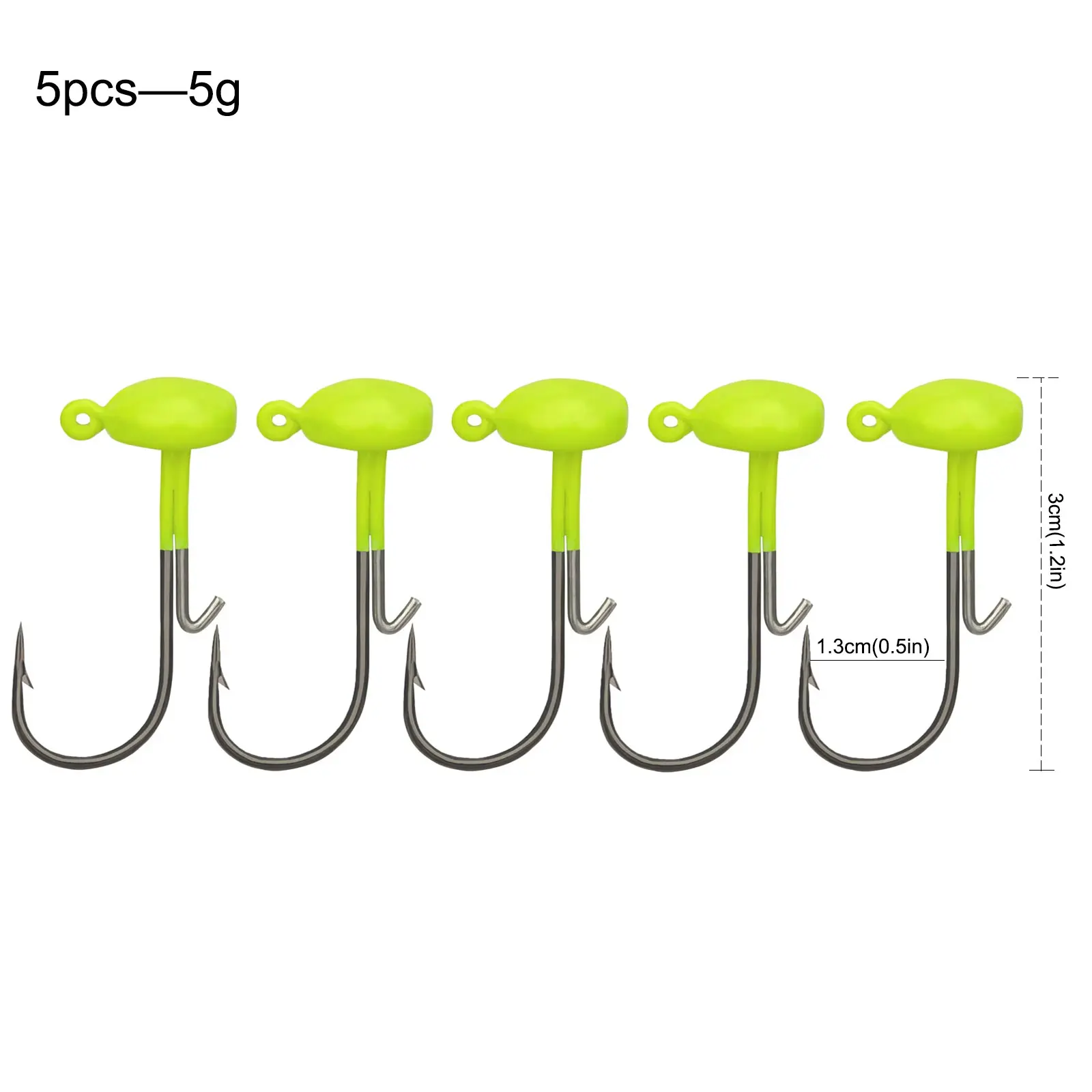 5pcs 5g yellow