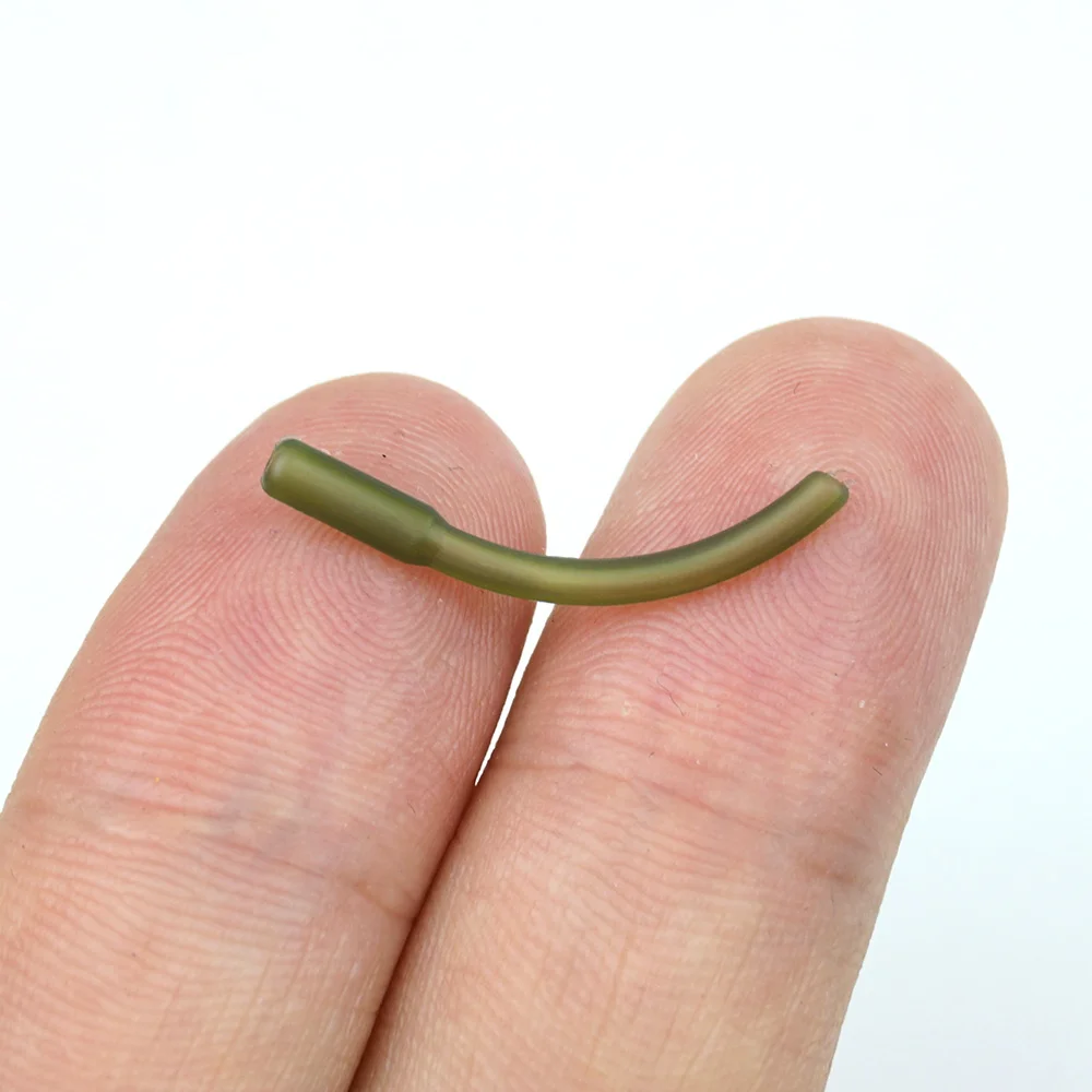 Hirisi 20 fundas de gancho de carpa, conectores de gancho de carpa antienredos, aparejos terminales para pesca de carpa - imagen 4