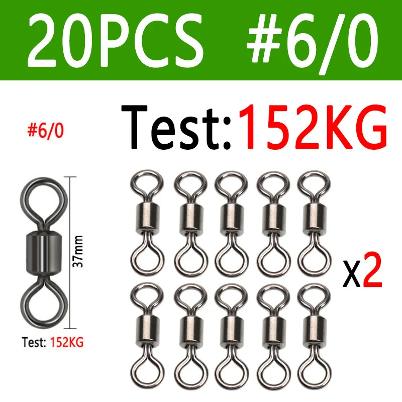 20pcs Size 6I0