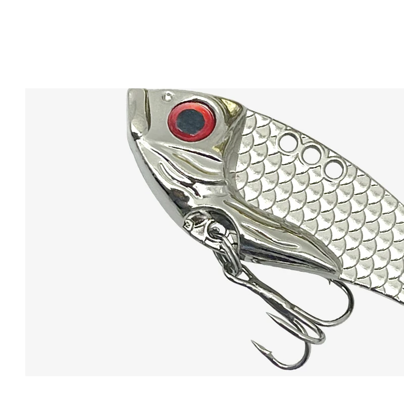 Señuelo giratorio de pesca de 2 piezas, cebo Artificial para carpa, VIB 3g-20g, capa de agua de tiro largo, vibración colorida - imagen 4