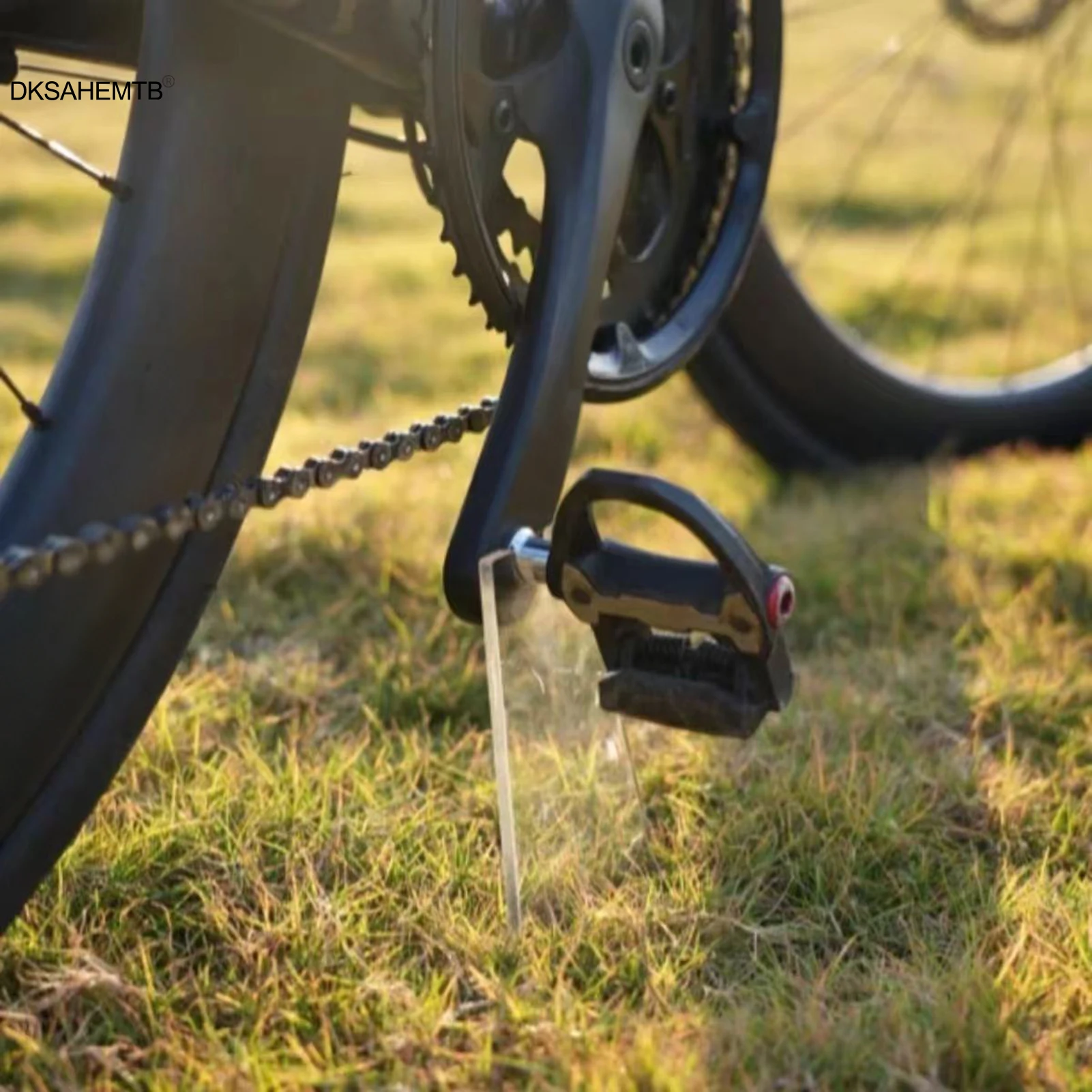 Hoja de soporte Universal para bicicleta, soporte de pie transparente portátil para bicicleta de montaña y carretera, accesorios para ciclismo al aire libre - imagen 5