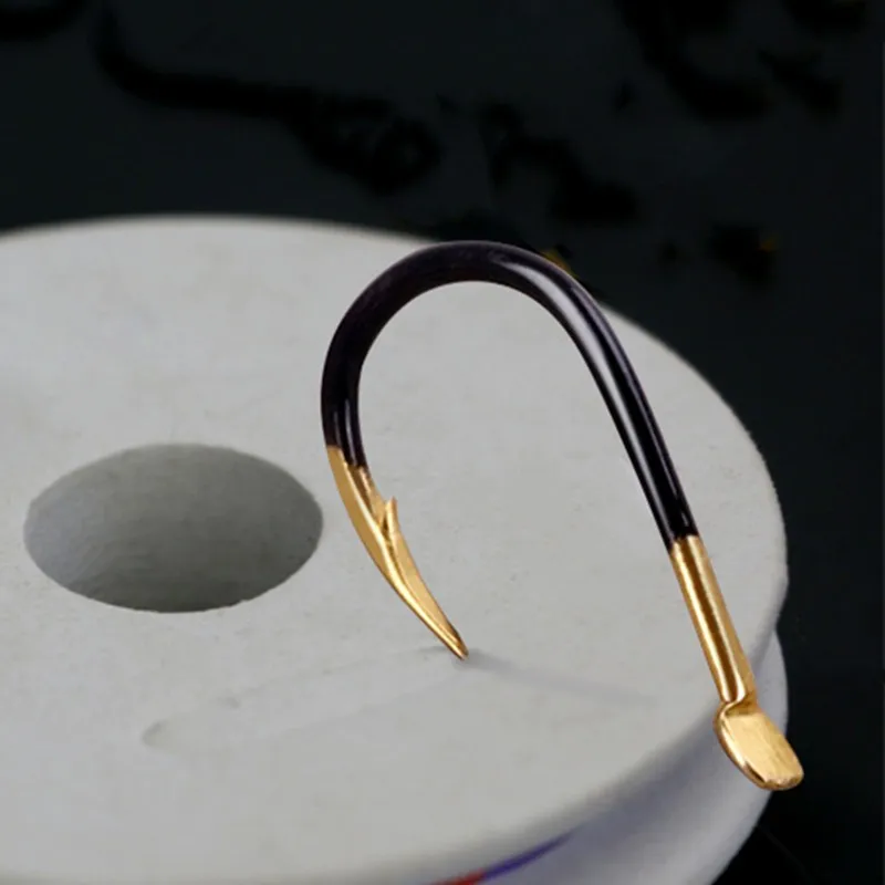 60 unids/caja anzuelo de pesca suministros de anzuelo individual señuelos aparejos de pesca de carpa accesorios de pesca de aleación de tungsteno de color con púas - imagen 3