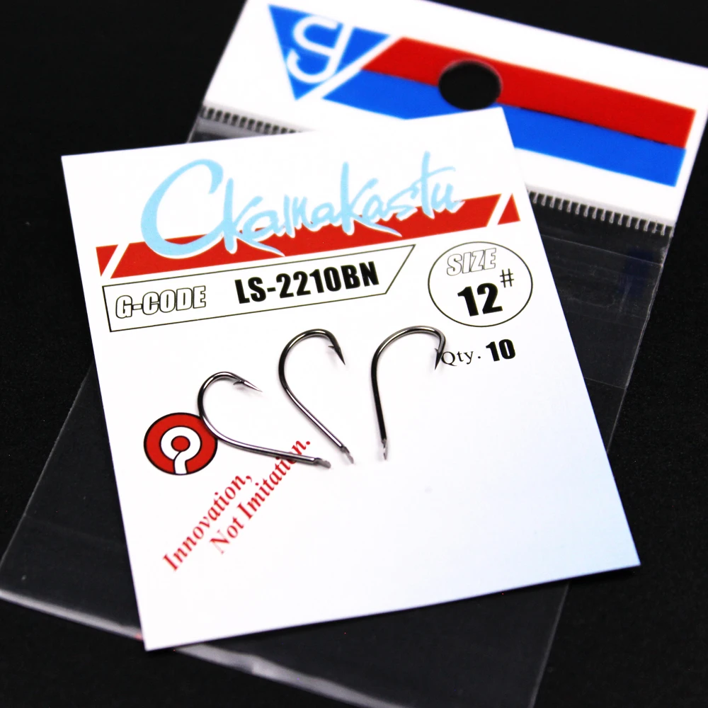 20 piezas 2210 anzuelos de pesca negros, anzuelo con cabeza de anzuelo de agua salada, accesorios de equipo de pesca, anzuelo de carpa para anzuelos de asistencia para peces, mar y Japón - imagen 2