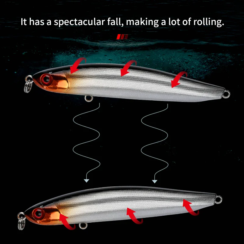 ALLBLUE BLOOD 90S 15g señuelo de pesca que se hunde palo lápiz peso fijo Longcast agua dulce Satlwater cebo Artificial lubina - imagen 2