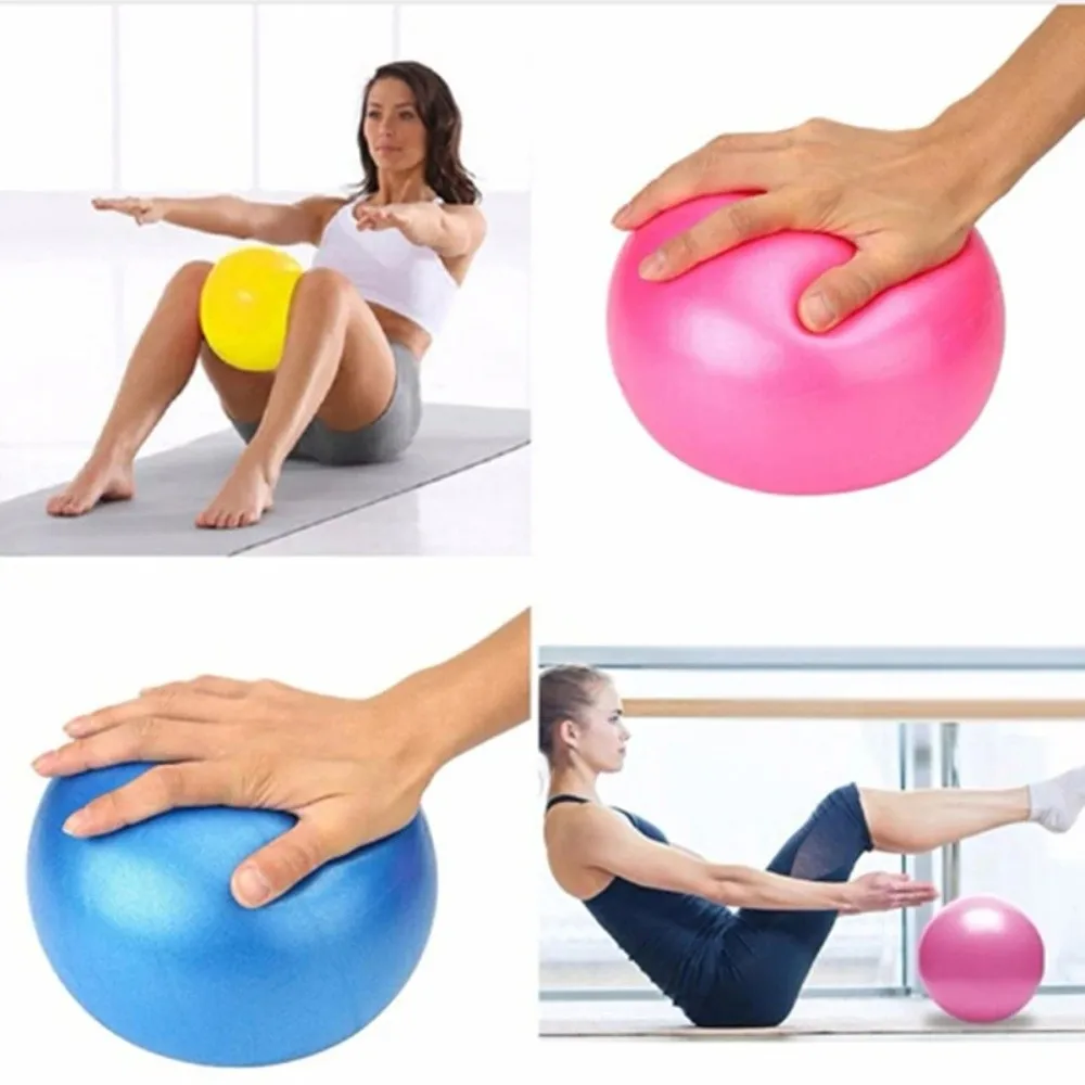 Nuevo Pelota de Yoga de 25cm, pelota inflable de Pilates de PVC suave, pelotas de equilibrio de fácil inflado antideslizantes, pelota - imagen 2