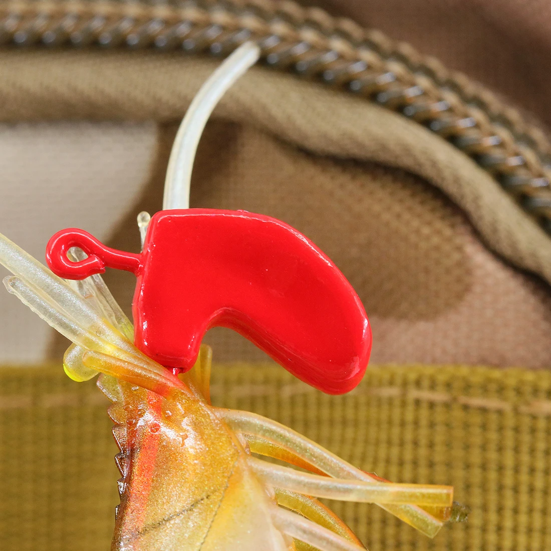 FishTrip-SEÑUELOS DE camarón de 3 piezas con anzuelo de peso, señuelos de plástico suave para agua salada, cebos blandos de 5cm/7cm - imagen 5