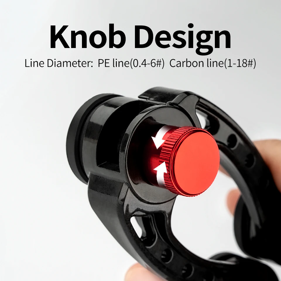 LINNHUE Manual GT Knotter herramienta para atar nudos de pesca plomo frontal rápido alambre de carbono carpeta de línea sub - imagen 4