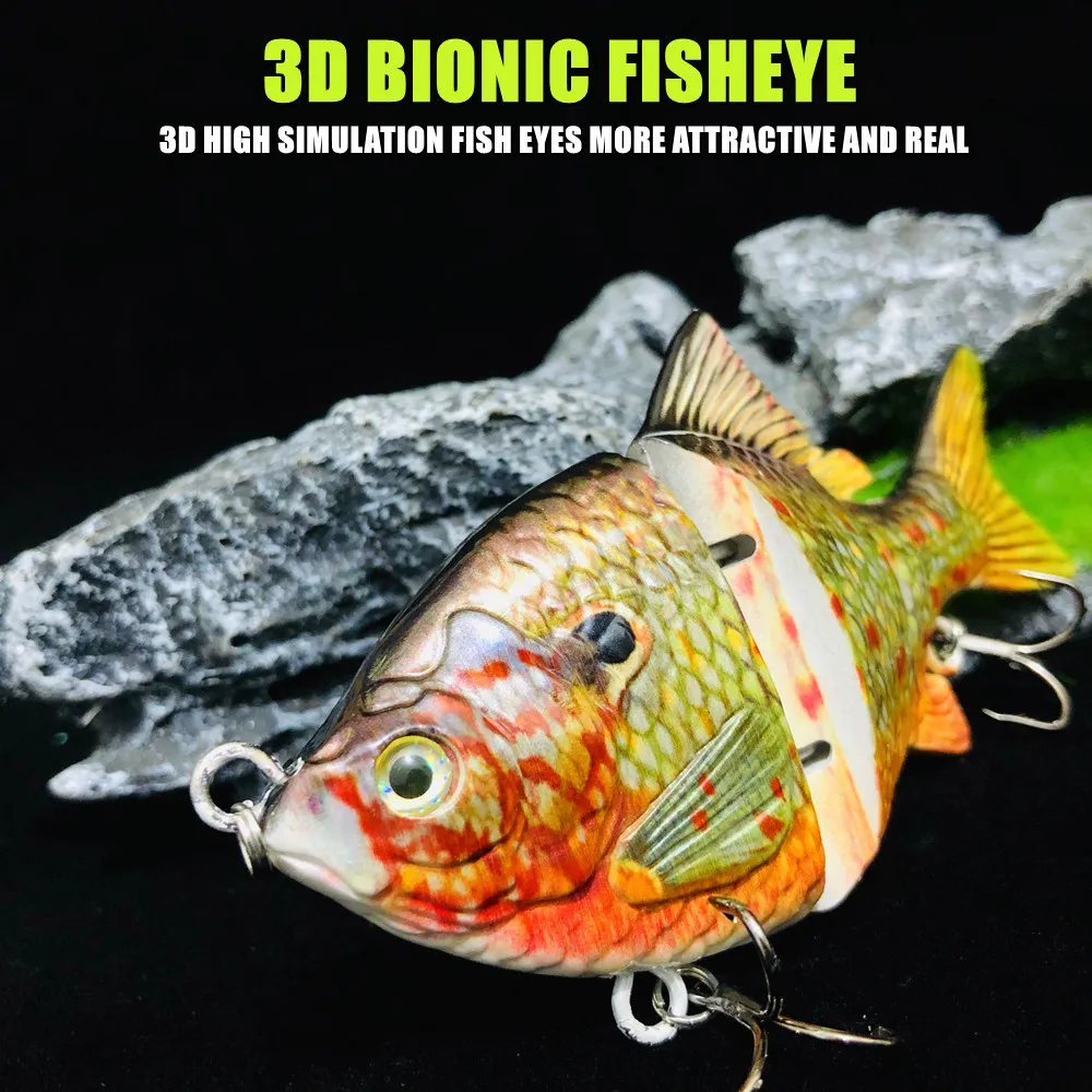 GREENSPIDER-señuelo de pesca de lubina, cebo duro con Múltiples articulaciones, 115mm, 37g, Slowainking - imagen 5