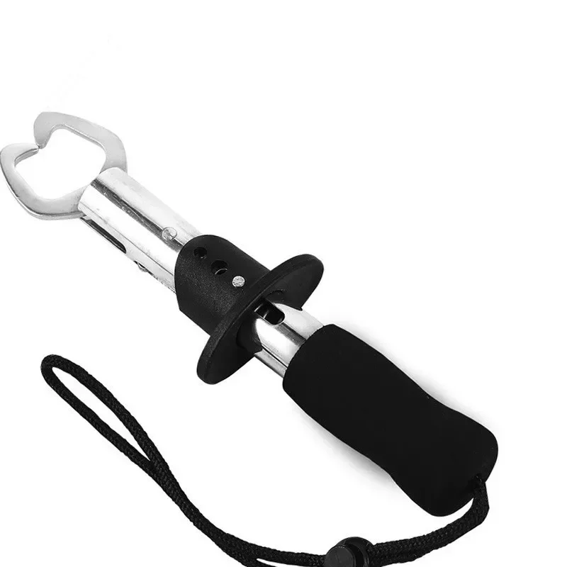 Pinza de pesca de acero inoxidable, agarre de pescado, abrazadera de labio, alicates plegables, controlador de Clip, equipo de herramientas de pesca - imagen 5