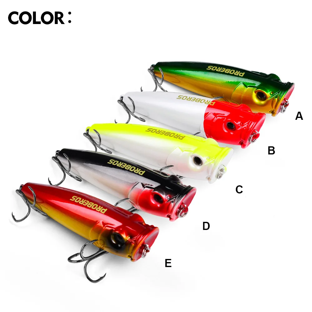 Señuelos de pesca artificiales duros, cebo Topwater Popper, anzuelos triples, señuelo de pesca de carpa, Wobbler Crankbait, 9,4 cm, 22g - imagen 3