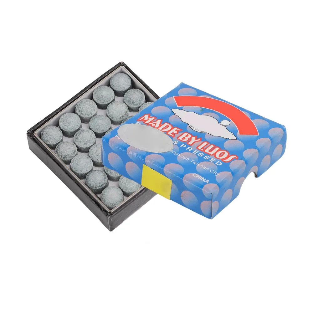 50 Uds. Accesorios de billar puntas para tacos de billar de grado A puntas para tacos de billar de cuero de 12mm tacos de billar - imagen 5