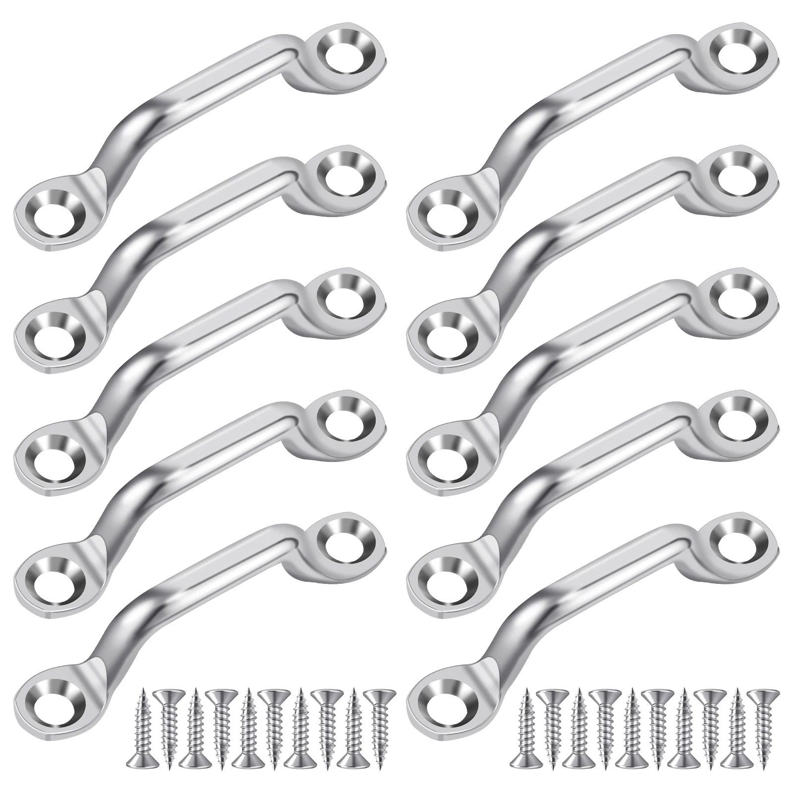 Estas fuertes manijas de metal son perfectas para mejorar la funcionalidad y el estilo de su hogar