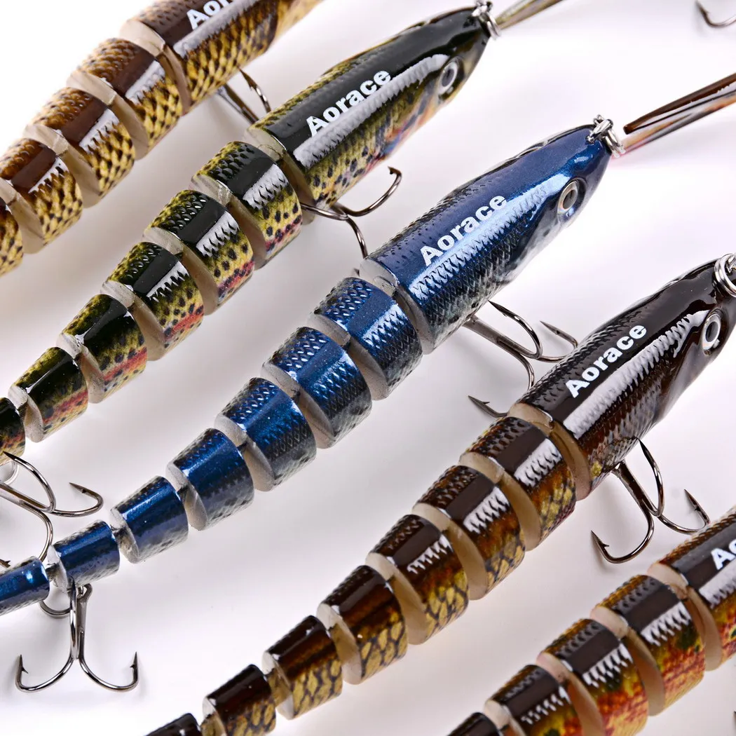Swimbait-señuelo de pesca de lubina, cebo Artificial duro de 12cm y 19g, multiarticulado - imagen 2