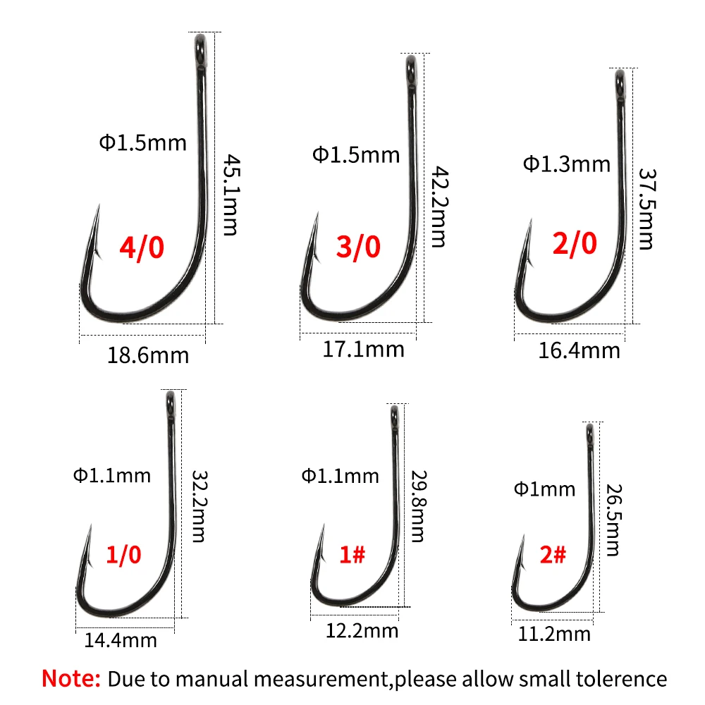 Elllv 20/50 Uds 2X fuerza en línea Stinger gancho pesca en agua salada Sabiki Rigs gran Streamer moscas atado gancho # 2 # 4 # 1/0 # 2/0 # 4/0 - imagen 3