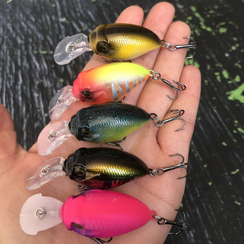 Mini señuelos flotantes de Pesca, cebo duro Artificial, 35mm, 6g, Wobbler, equipo de Swimbait - imagen 4