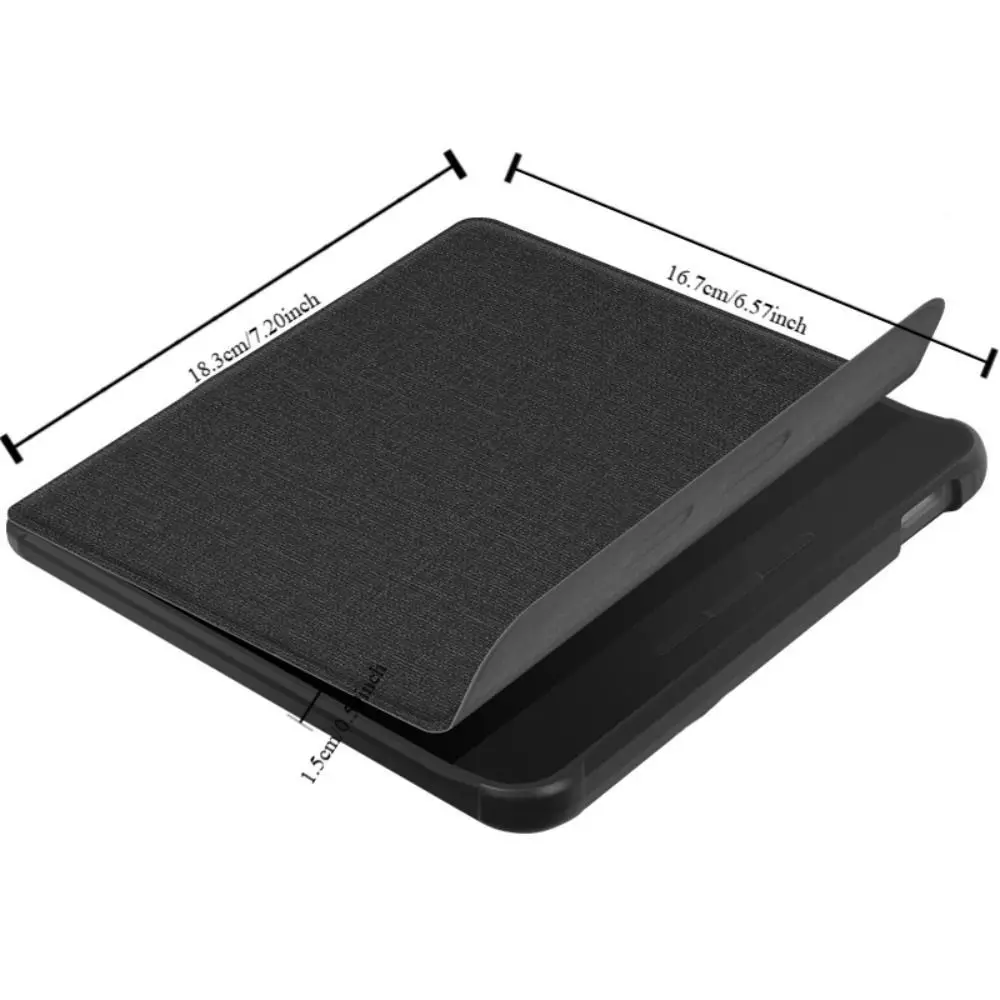 Vista frontal de la funda