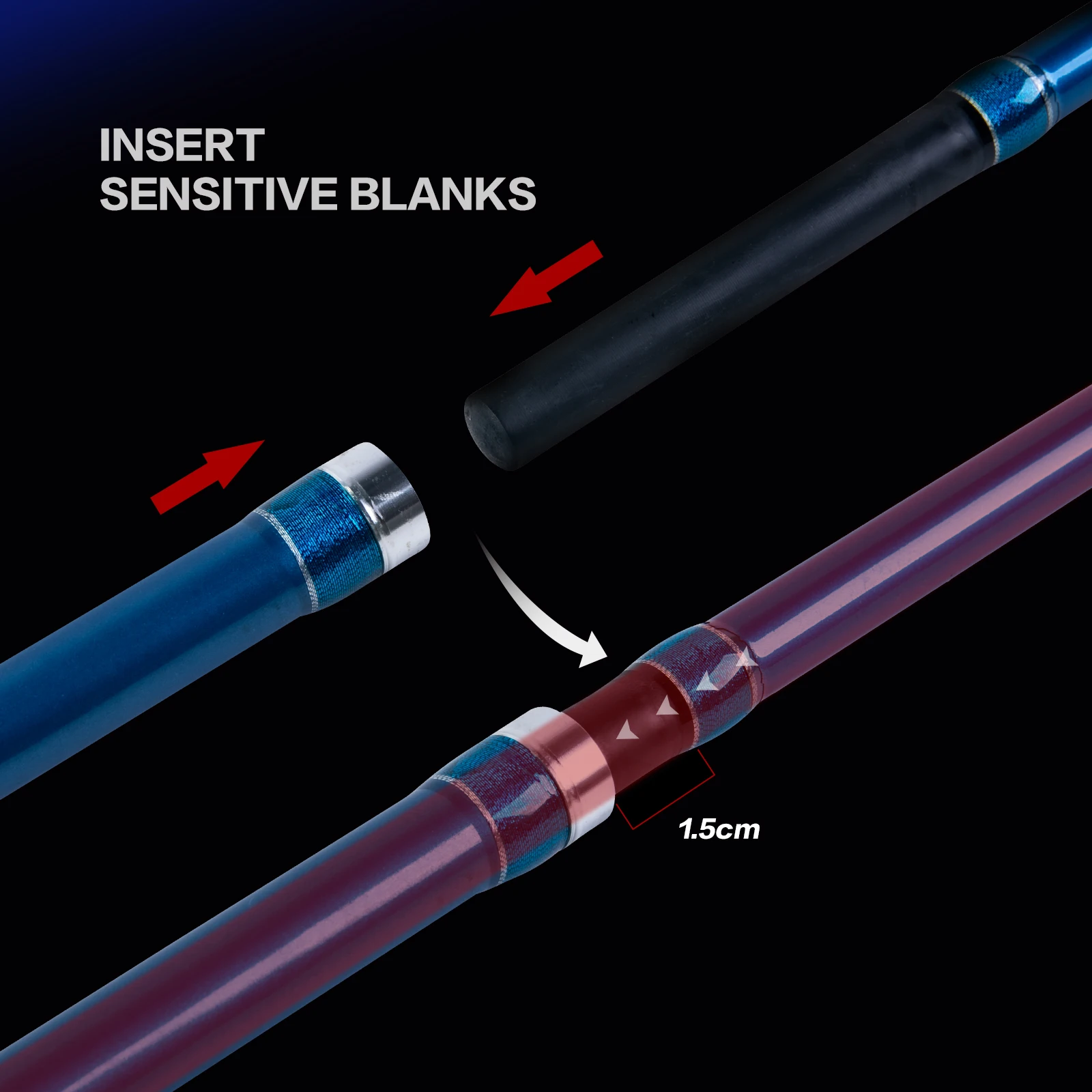 Goture-caña de pescar de acción MH, accesorio superduro de mar, L.W120-250g, giratoria, 3 secciones, de fundición larga, para barco - imagen 2