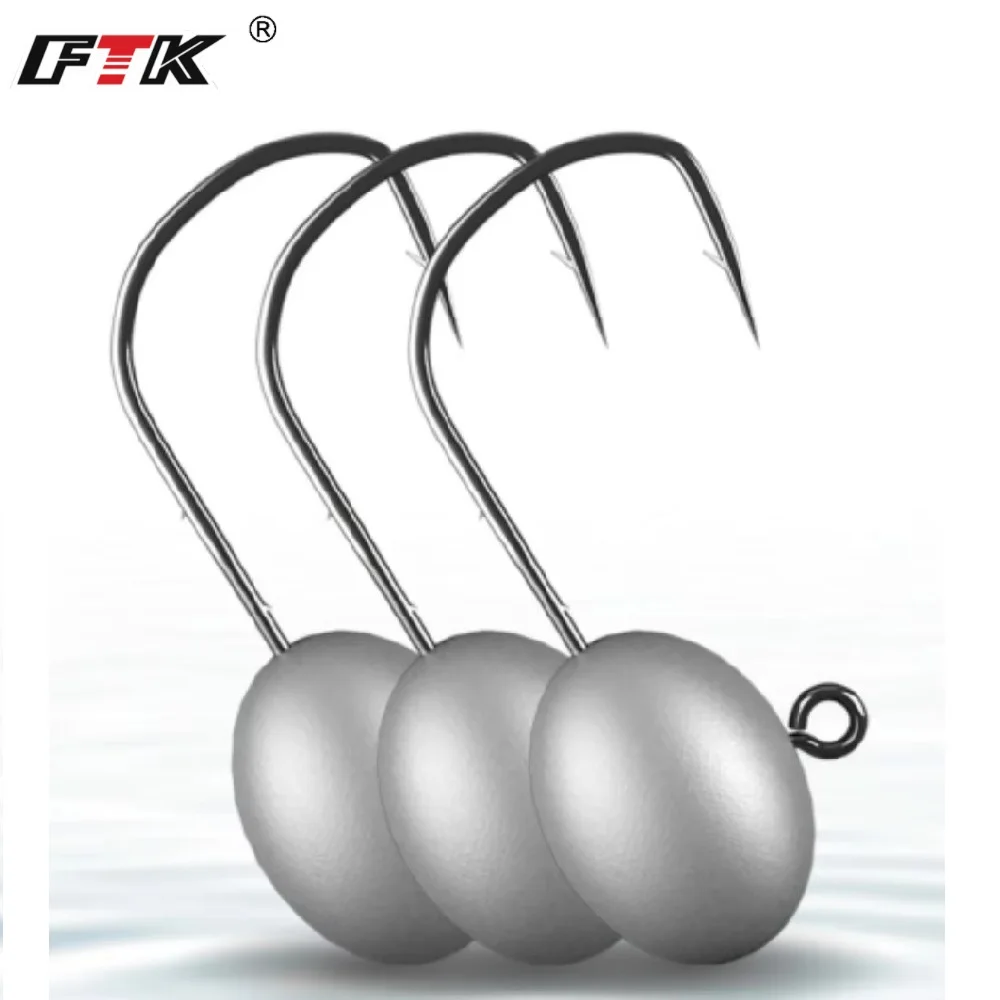 FTK Anzuelo Jig Head para señuelo suave - Cabeza vaso Jigging