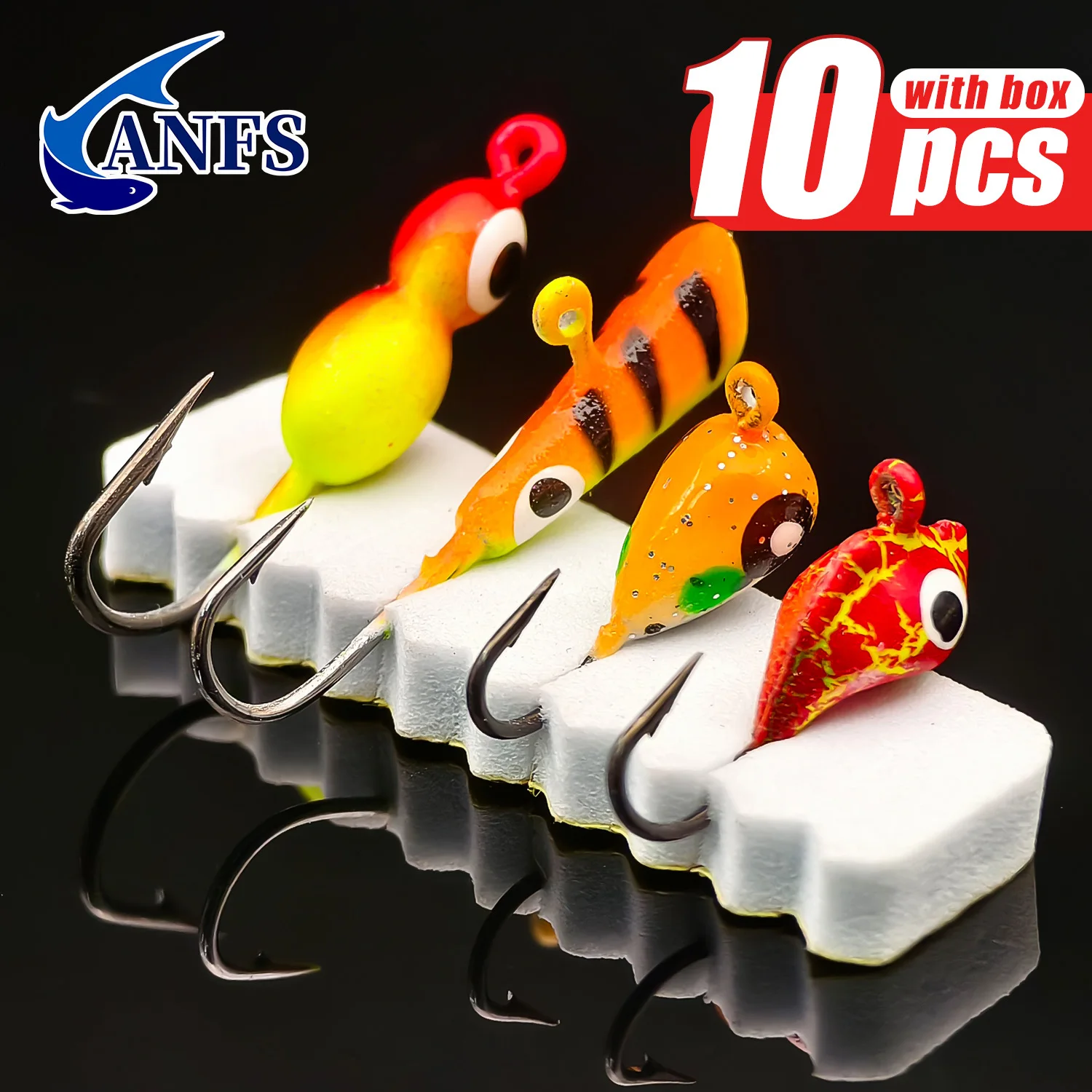 Señuelos de hielo ANFS con colores vibrantes - imagen 3