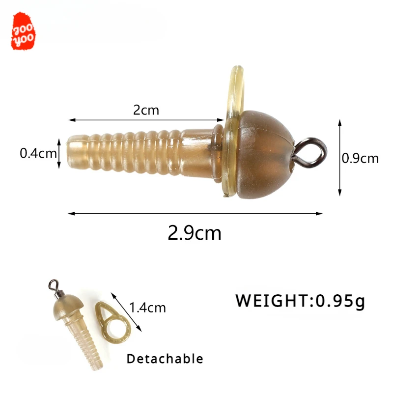 Pines identificativos triangulares desmontables para pesca de carpa - imagen 5