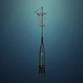 With bait cage