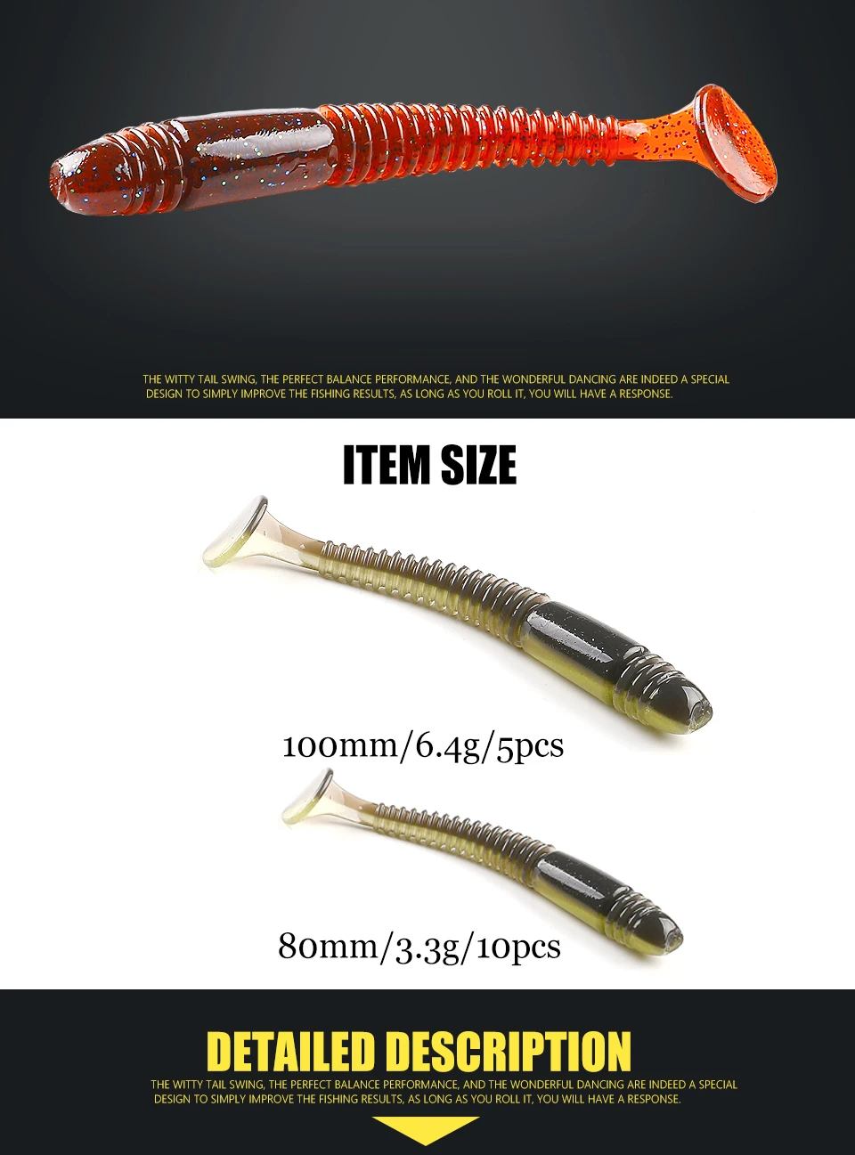 Experimente el mejor señuelo de pesca con nuestro cebo versátil y duradero