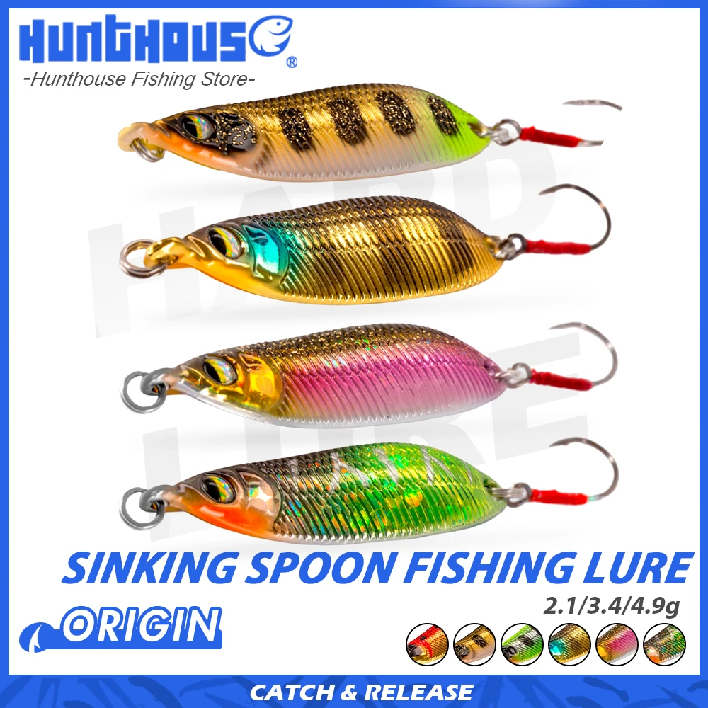 Hunthouse Jig Metálico – Cuchara rodante para trucha, lucio y lubina - imagen 5